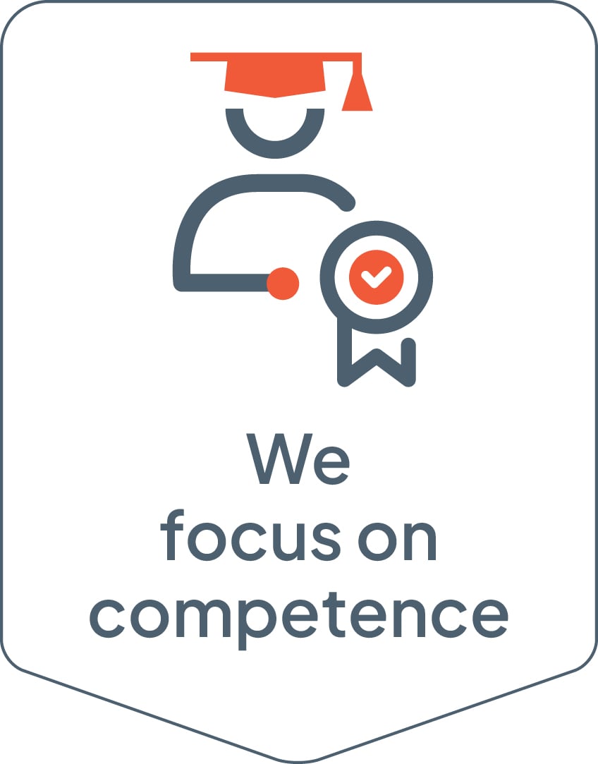 We focus on competence 